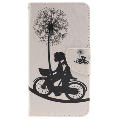 

Bike&Dandelion Design PU Leather Flip Cover Wallet Card Holder Case for LG G3 Stylus D690