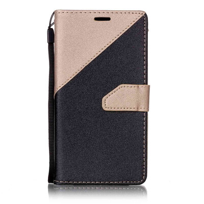 

Black + earthly gold Design PU Leather Wallet Case Classic Flip Cover with Stand Function and Credit Card Slot for SAMSUNG Galaxy