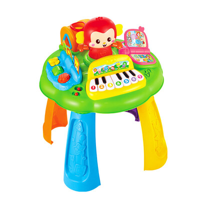 

Oboe AUBY monkey learning table five scenes bilingual model infant music toys 463827DS