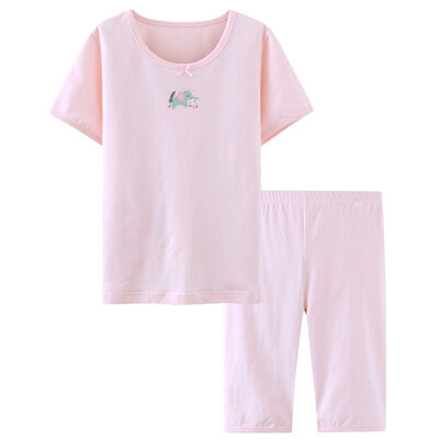 

(KIDS MAM & DAD) children's underwear set baby little girl home service girls pajamas pajamas pants 86208 pink 160