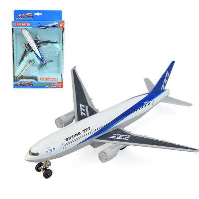 

Choi Pok alloy aircraft Boeing 777 aircraft simulation aircraft model baby children&39s toys boy toy airplane model with sound&light 51473A