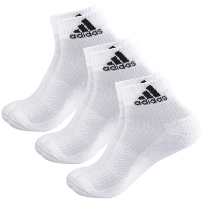 

Adidas adidas badminton socks men and women socks towel bottom sports socks three pairs of black M code 39-42 yards