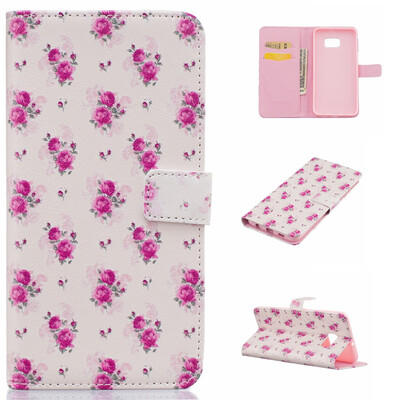 

Little Rose Design PU Leather Flip Cover Wallet Card Holder Case for SAMSUNG Galaxy S6 edge Plus