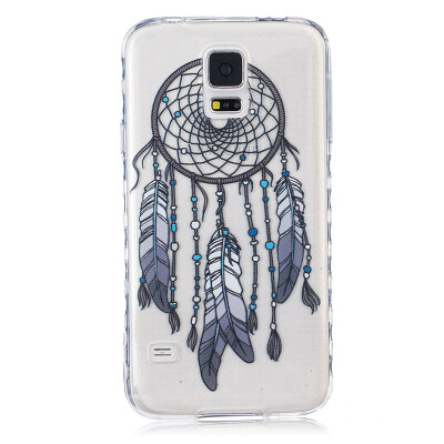 

New wind chimes Pattern Soft Thin TPU Rubber Silicone Gel Case Cover for SAMSUNG GALAXY S5