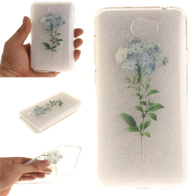 

A flower Pattern Soft Thin TPU Rubber Silicone Gel Case Cover for Huawei Y5 II