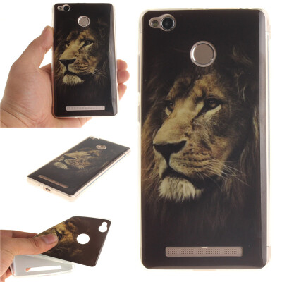 

Lions Pattern Soft Thin TPU Rubber Silicone Gel Case Cover for XIAOMI RedMi 3X