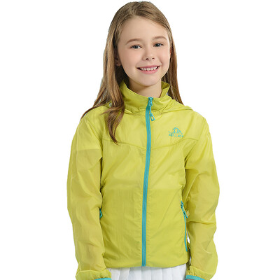 

Pearson и (PELLIOT) наружная защита от солнца детский анти-УФ светлый кожаный куртка дышащая солнцезащитная куртка желтый 120