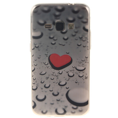 

Heart-shaped water drop Pattern Soft Thin TPU Rubber Silicone Gel Case Cover for SAMSUNG Galaxy J1 2016J120