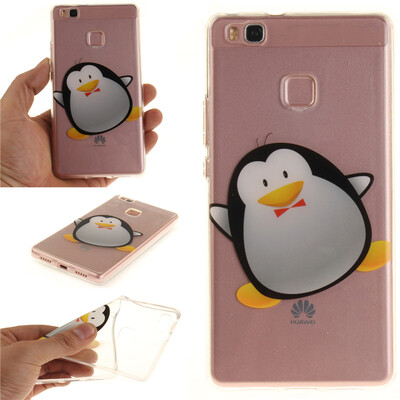 

Cartoon penguin Pattern Soft Thin TPU Rubber Silicone Gel Case Cover for HUAWEI Y3 II