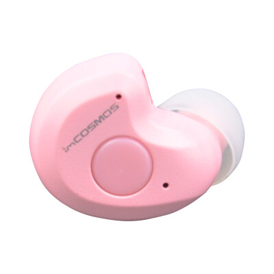 

Cosmos IMCOSMOS CS10 In-Ear Wireless Bluetooth Headset Mini Sports One Touch Two Smart Music Headphones for Apple Andrews Pink