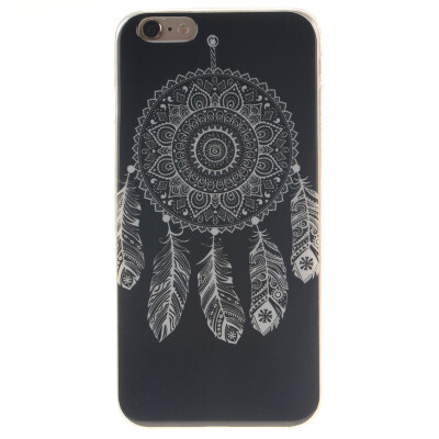 

Black wind chimes Pattern Soft Thin TPU Rubber Silicone Gel Case Cover for IPHONE 66S