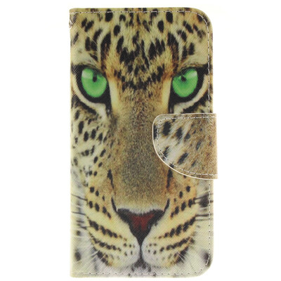

Yellow tiger Design PU Leather Flip Cover Wallet Card Holder Case for LG G5