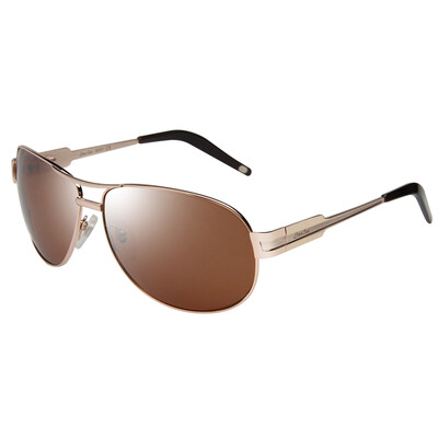 

Love LianSan polarized sunglasses male business color film driving mirror sunglasses 651 gold tea