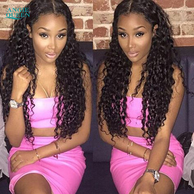 

Kinky Curly Virgin Hair Peruvian Curly Hair Bundles Tissage Bresilienne Afro Curly Weave Human Hair 3Bundles Natural Black 8-28