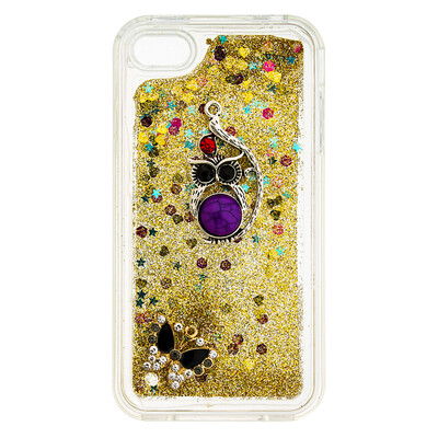 

Динамический Quicksand Блеск наливные Мягкая ТПУ чехол для IPHONE 4S