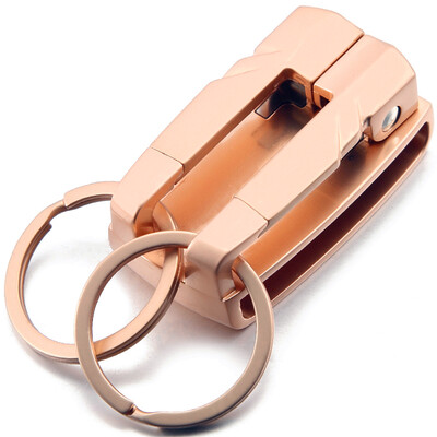 

JOBON Bang Bang-style classification double key ring convenient pick key ring car key chain ring key chain pendant ZB-159G rose gold birthday