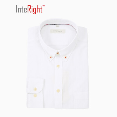 

INTERIGHT Oxford Spinning Elasticity Shampoo Shirt Handle Casual Men Long Sleeve Shirt Light Blue  Code