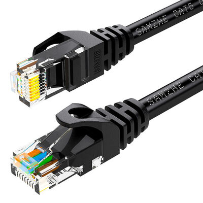 

Shanze (SAMZHE) CAH-6005 высокоскоростной шестижильный сетевой кабель CAT6 Гигабитный 8-жильный сетевой коммутатор витой пары сетевой кабель 6 категорий готового кабеля черный 0,5 метра