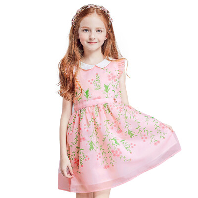 

Fliesa DEESHA Girls Dresses Playful Sleeve Small Round Collar Dress 911721439 Pink 140