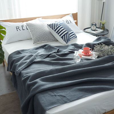 

Antarctic Blanket Home Textiles Cotton Air Conditioning Blanket Cotton Honey Sleeve Blanket Blanket Blue 200 230cm