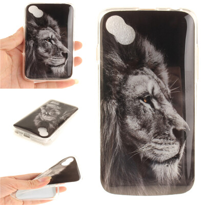 

Black lion Pattern Soft Thin TPU Rubber Silicone Gel Case Cover for WIKO Sunny