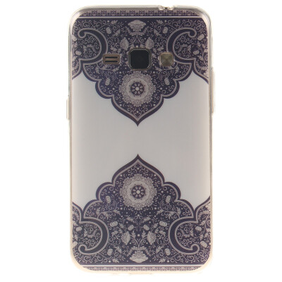 

Diagonal totem Pattern Soft Thin TPU Rubber Silicone Gel Case Cover for SAMSUNG Galaxy J1 2016J120