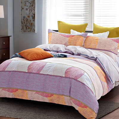 

Langsha постельные принадлежности домашний текстиль четырехкомпонентный хлопок хлопок саржа печать свадебный набор постельное белье одеяло подушка постельное белье листья осень 1,5-1,8 м кровать общая / одеяло 200 * 230 см