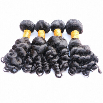 

Brazilian Virgin Curly Hair 4Pc/Lot Romance Curl Natural Brazilian Virgin Human hair Weaving Bundles Unprocessed Virgin Brazilian