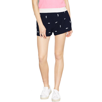 

Wan Dian clothing WANDIAN high waist loose embroidery casual pants 1161P12190 M