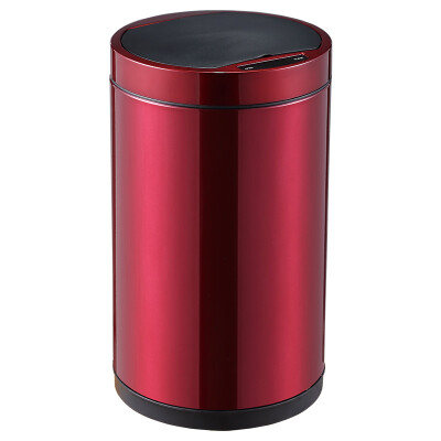 

EKO rechargeable induction trash cans household stainless steel intelligent electric trash cans 9285BD (wine red) 9L