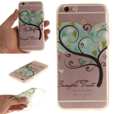 

Love tree Pattern Soft Thin TPU Rubber Silicone Gel Case Cover for IPHONE 6/6S