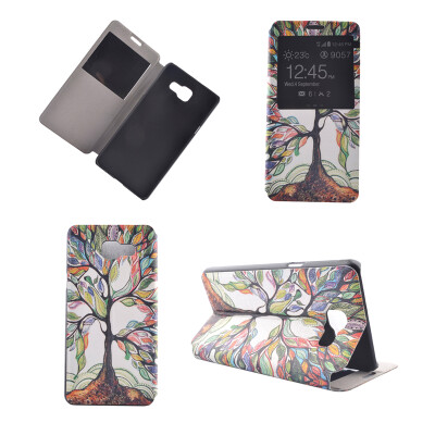 

Colorful Tree Design PU Leather Flip Cover Wallet Card Holder Case for Samsung Galaxy A5 2016/A5100