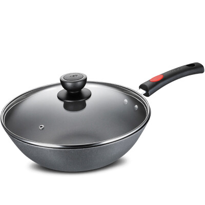 

Jingdong Supermarket] Ai Shida 30CM cast iron wok JX8330E cooking iron pot with gas induction cooker general