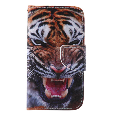 

Tiger Design PU Leather Flip Cover Wallet Card Holder Case for SAMSUNG J120 J12016