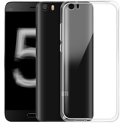 

Прозрачный мягкий защитный чехол для Xiaomi Mi 5