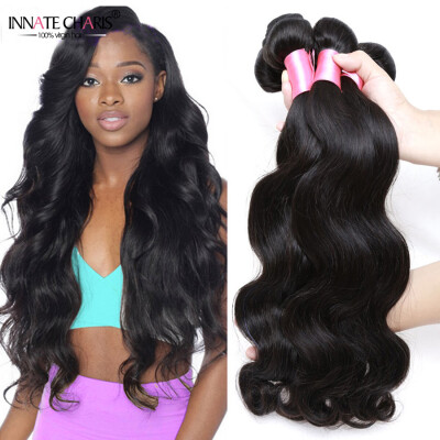 

Innate Charis Brazilian Virgin Hair 3 Bundles 100% Unprocessed Human Hair Brazilian Body Wave 7A Wet And Wavy Hair Extensions