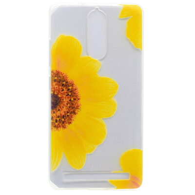 

Sunflower Pattern Soft Thin TPU Rubber Silicone Gel Case Cover for Lenovo K5 Note