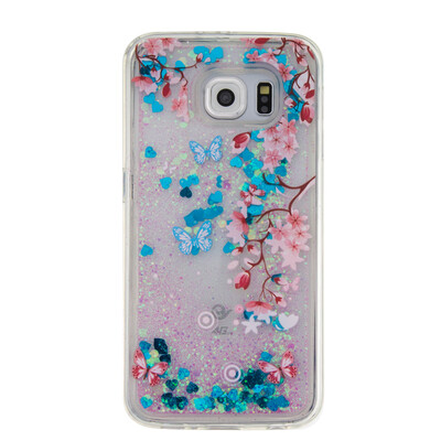 

Динамический Quicksand Блеск наливные Мягкая ТПУ чехол для SAMSUNG S6