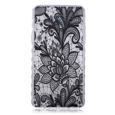 

Black Rose Pattern Soft Thin TPU Rubber Silicone Gel Case Cover for SAMSUNG GALAXY On5 G550