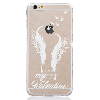 

Double feathers Pattern Soft Thin TPU Rubber Silicone Gel Case Cover for IPHONE 6 Plus/6S Plus