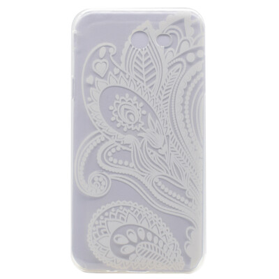 

Half flower Pattern Soft Thin TPU Rubber Silicone Gel Case Cover for SAMSUNG Galaxy J7 2017/J710