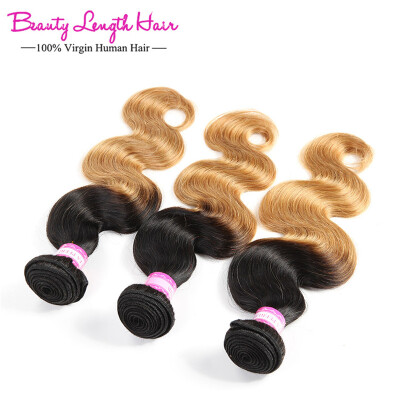 

Ombre Malaysian Virgin Hair 3 Bundles Body Wave Ombre Malaysian Hair Bundles Human Hair Ombre Malaysian Body Wave