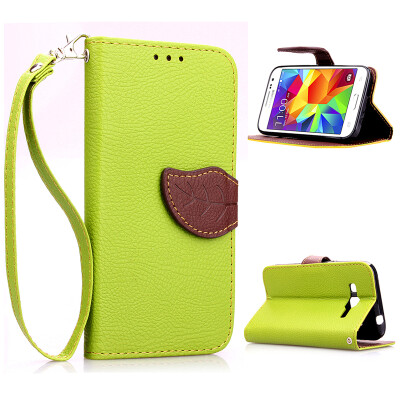 

Green Design PU Leather Flip Cover Wallet Card Holder Case for Samsung Galaxy Core Prime/G3609