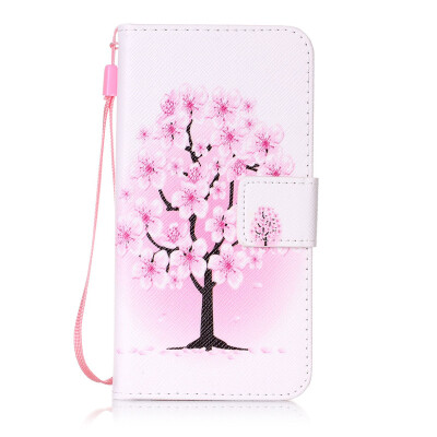 

Peach Blossom Design PU Leather Flip Cover Wallet Card Holder Case for Samsung Galaxy S4I9500