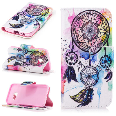 

Dreamcatcher Design PU Leather Flip Cover Wallet Card Holder Case for SAMSUNG Galaxy A3 2017/A320