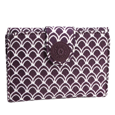 

Kipling KPlin модные сумочки короткий кошелек K15068 фиолетовые весы печатные