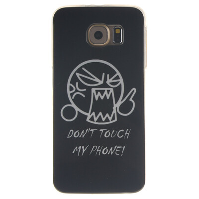 

Не трогайте меня Pattern Мягкий тонкий ТПУ резиновый силиконовый гель Дело Чехол для SAMSUNG GALAXY S6 G920