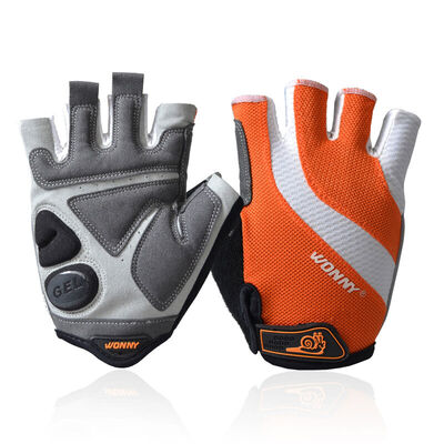 

Snail WONNY ZX-002 Bicycle riding gloves Half-pointed men&women Sports gloves Orange L