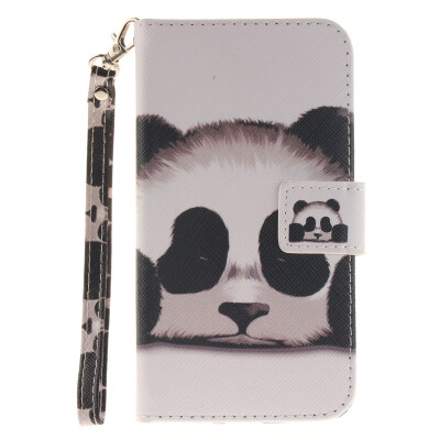 

Panda Design PU Leather Flip Cover Wallet Card Holder Case for LG G3