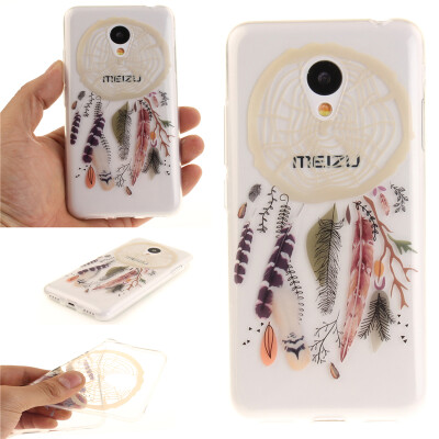 

Colorful Windbell Pattern Soft Thin TPU Rubber Silicone Gel Case Cover for MEIZU MX3